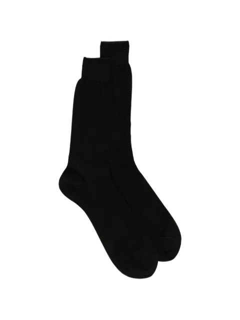 Zegna logo-print socks Black N4V400020022