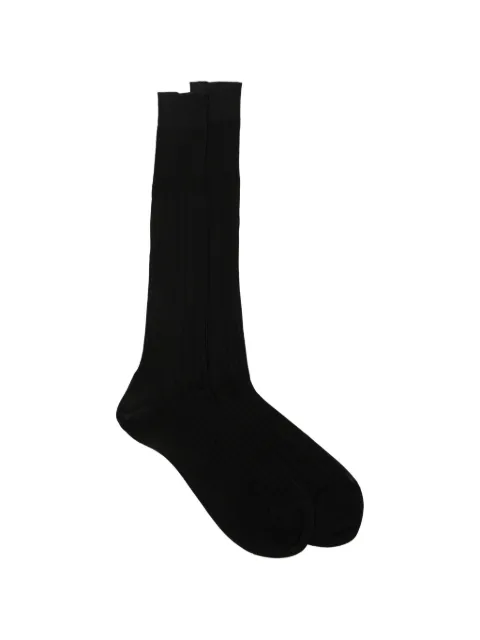 Zegna logo-print socks Grey N4V100100022