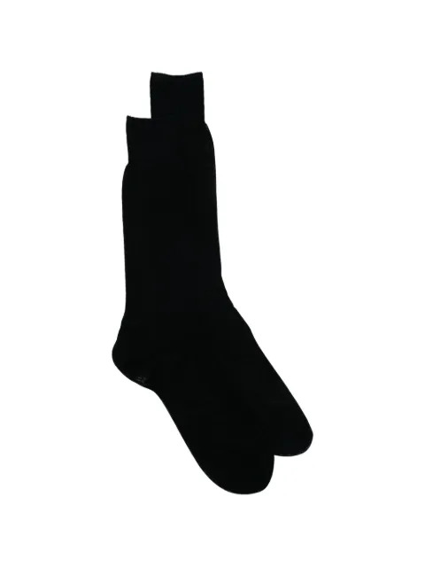Zegna logo-print socks Black N4V400120402