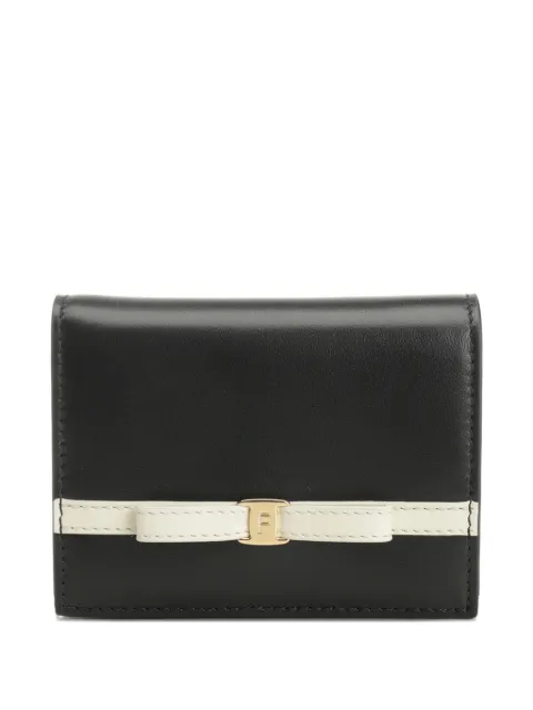 Ferragamo ribbon-detail wallet Black 790194