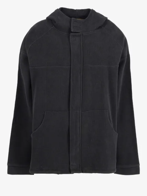 Fendi Pre-Owned zip pocket hoodie Black W251123