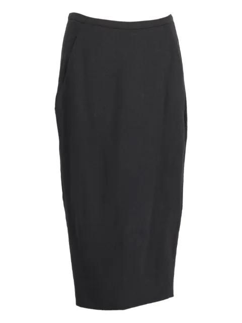 Rick Owens Vintage side-pockets zip skirt Black RM300625123