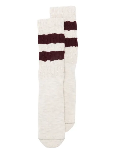 Golden Goose striped socks Neutrals GUP00883P000488
