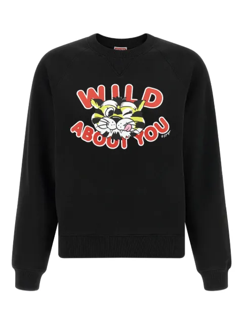 Kenzo Wild Tiger sweatshirt Black FG52SW2124MJ