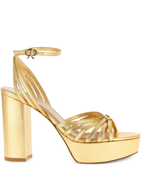 Gianvito Rossi Rita platform sandals Gold G3263270RICNPS