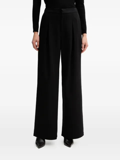 GUESS USA pleated trousers Black W5BB32W2600