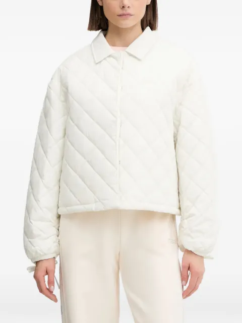 GUESS USA Quilted collared jacket White V5YL13WHE92