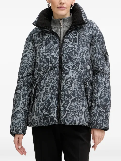 GUESS USA printed puffer jacket Grey W5BL47W3702