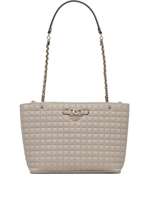 GUESS USA Nadira quilted shoulder bag Neutrals HWQG8424220