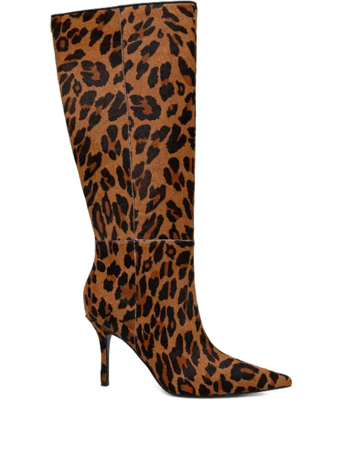 GUESS USA Gressa animal print boots Brown FLFGSSLEA11LEOPA