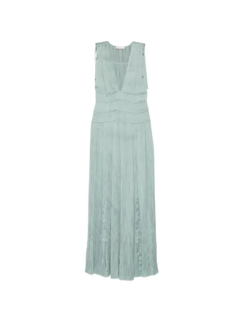 Ulla Johnson Tasneem V-neck maxi dress Green PS260100098