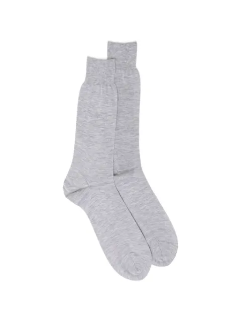 Zegna logo-print socks Grey N4V400110032