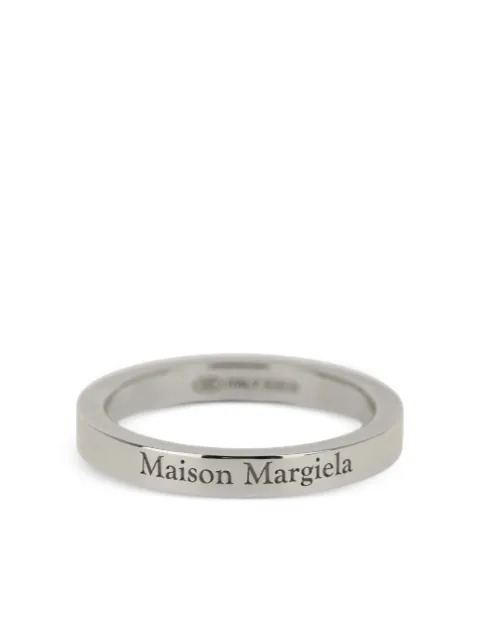 Maison Margiela engraved logo thin ring Silver SM1UQ0122P8865