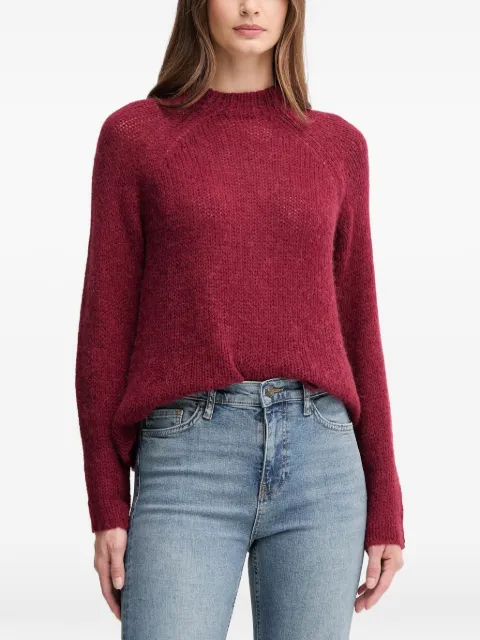Joop! Kara crew-neck medallion-detail sweater Red 30048450