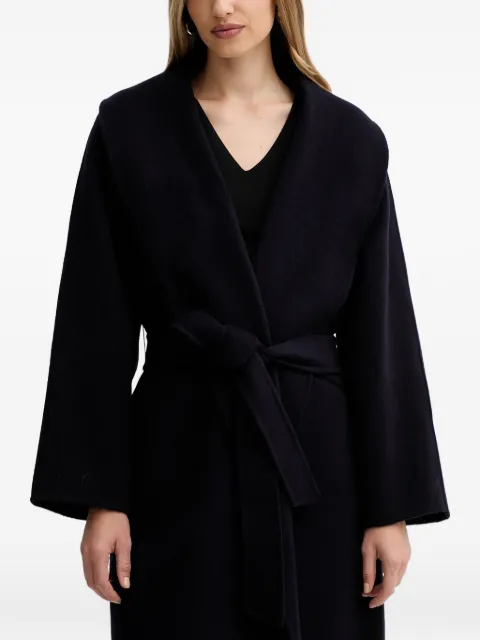 Liviana Conti Maxim belted coat Blue F5WW70