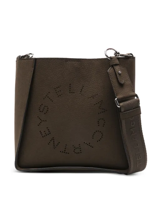 Stella McCartney logo square crossbody bag Brown 700073WP0547