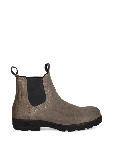 JEEP suede pull-tab boots Brown JM52011A