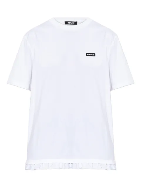 ROTATE BIRGER CHRISTENSEN ruffled T-shirt White 115282400