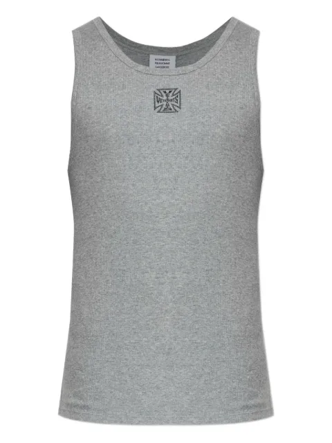 VETEMENTS graphic tank top Grey ME76TT157G1202
