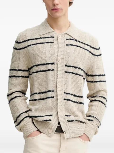 Marc O'Polo striped buttoned cardigan Neutrals 620501761096