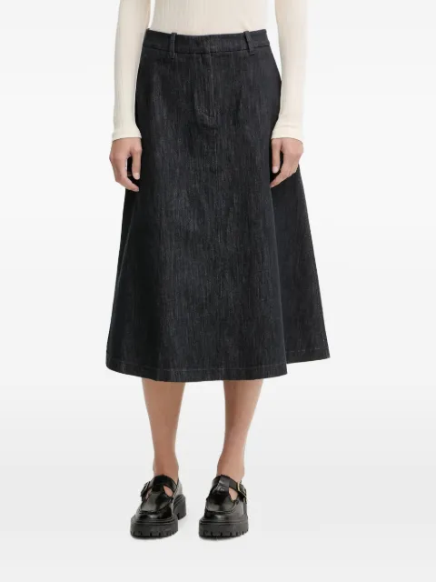 Marc O'Polo belt-loops midi skirt Blue 600004320155