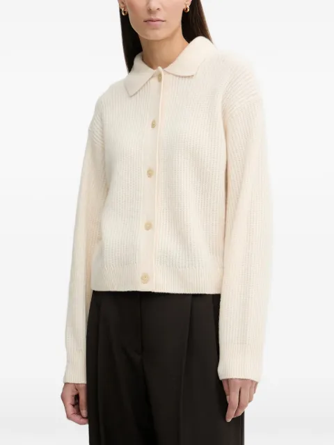 Marc O'Polo collared buttoned cardigan Neutrals 600609061081