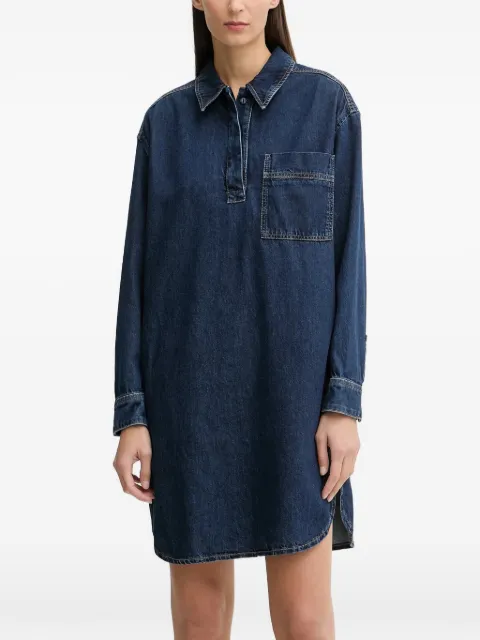 Marc O'Polo collar pocket mini dress Blue 5000007938