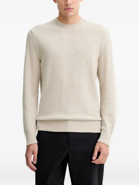 Marc O'Polo ribbed crew neck sweater Neutrals 620500860202
