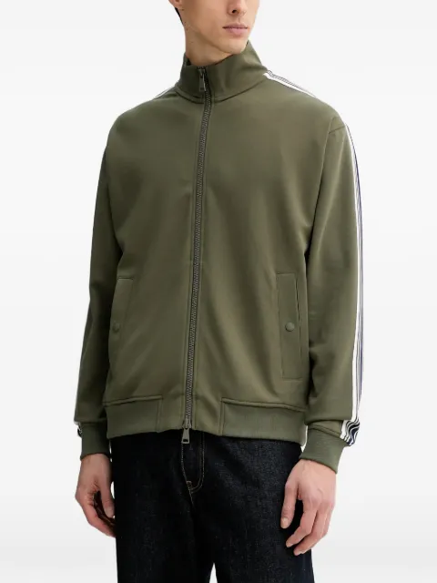 Marc O'Polo zip striped sweater Green 5000007720