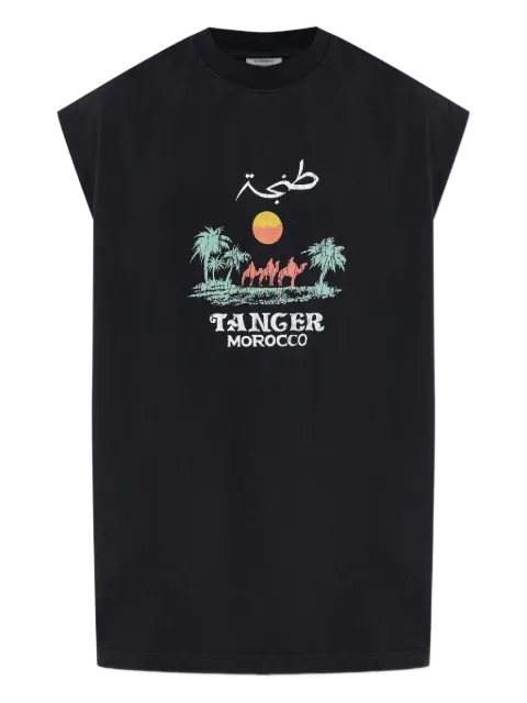 VETEMENTS graphic sleeveless T-shirt Black ME76TR261B1200