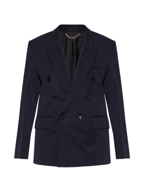 Victoria Beckham Tailored double-breasted blazer Blue 1126WJK006911A
