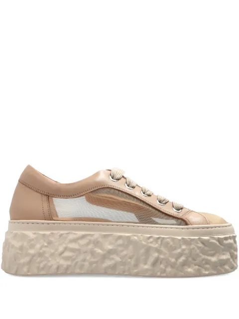 AGL textured flatform sneakers Neutrals D776007PGK7882