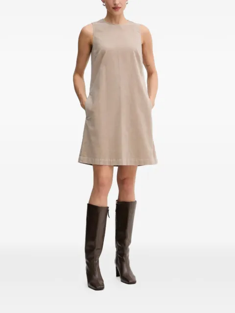 Marc O'Polo sleeveless round-neck mini dress Neutrals 511096821331