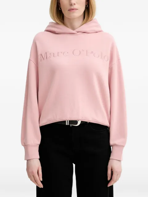 Marc O'Polo embroidered-logo hoodie Pink 600407354165
