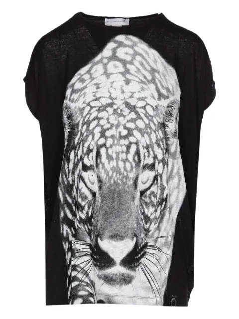 Stella McCartney leopard-print T-shirt Black 6J04443SQA34