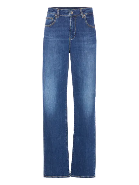 LIU JO whiskering-effect jeans Blue UA6184D031478994