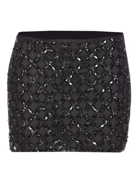 LIU JO embroidery mini skirt Black PA6010T252722222