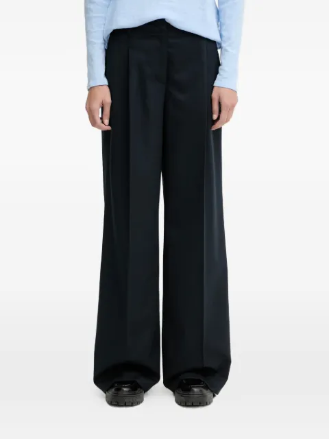 Marc O'Polo pleated wide-leg trousers Blue 600015310005
