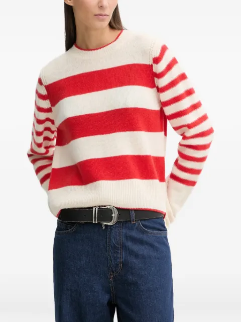Marc O'Polo striped crew-neck sweater Neutrals 600605460243