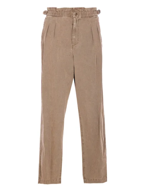 MARANT ÉTOILE pleated trousers Neutrals PA0660FAD1G04E