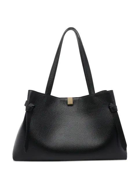 Yuzefi GYOZA leather shoulder bag Black GYOZATOTEPEBBLEGRAINLEATHERL034