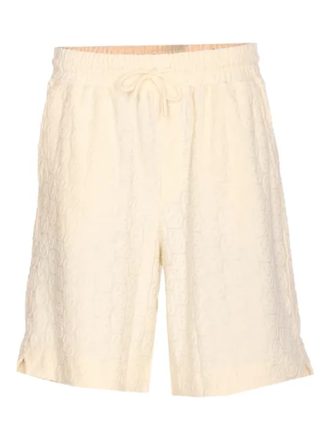 Drôle De Monsieur elasticised-waist track shorts Neutrals JBS158CO201OW00OW