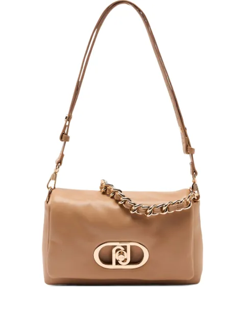 LIU JO LaPuffy medium braided chain logo crossbody bag Neutrals AA6148E095300070