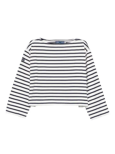 Polo Ralph Lauren striped boatneck T-shirt White 211959103004