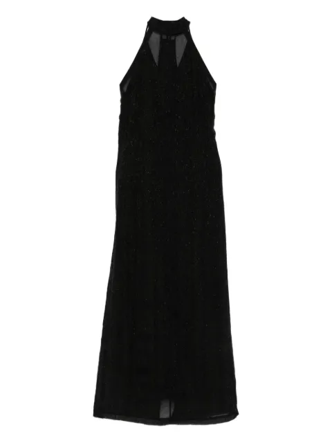 Alysi halterneck maxi dress Black 165309A5007