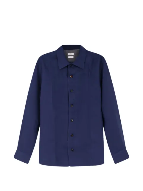 Brunello Cucinelli button shirt Blue MM6840618C011