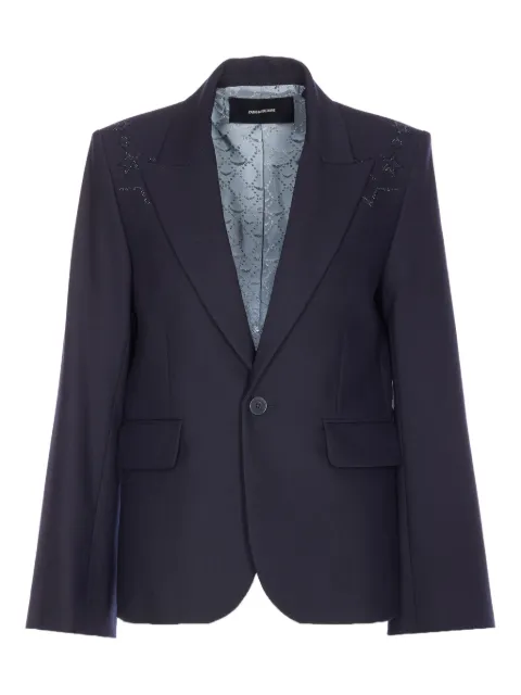 Zadig&Voltaire Vavy embellished blazer Blue WWBL01960