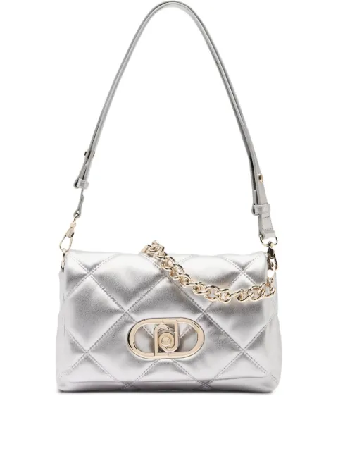 LIU JO medium quilted LaPuffy bag Silver AA6148ES03345002
