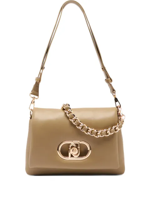 LIU JO LaPuffy medium braided chain logo crossbody bag Neutrals AA6148E095301679