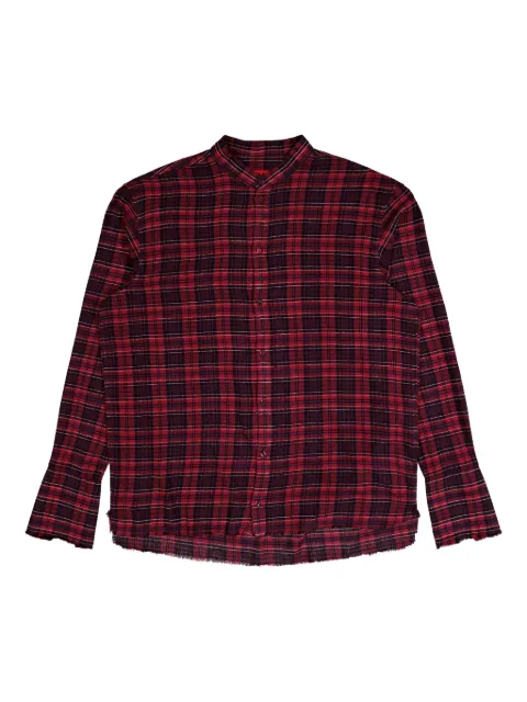 424 check flannel shirt Red FFF5MS15BPTQ085310